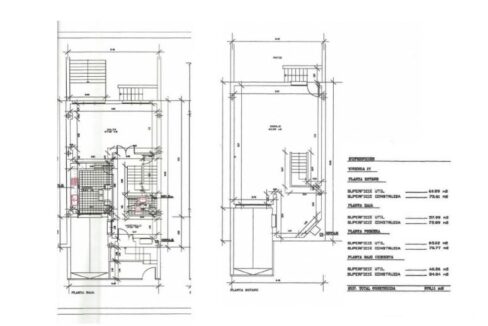 Plano sótano y baja