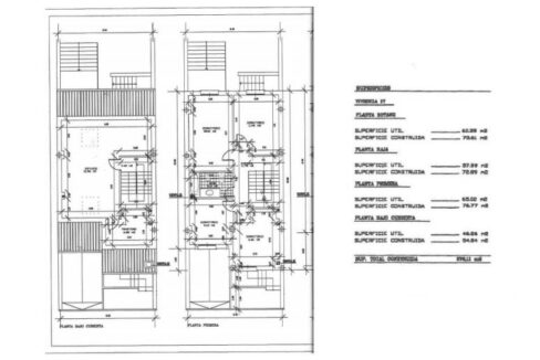 Planos 1º y Buhardilla